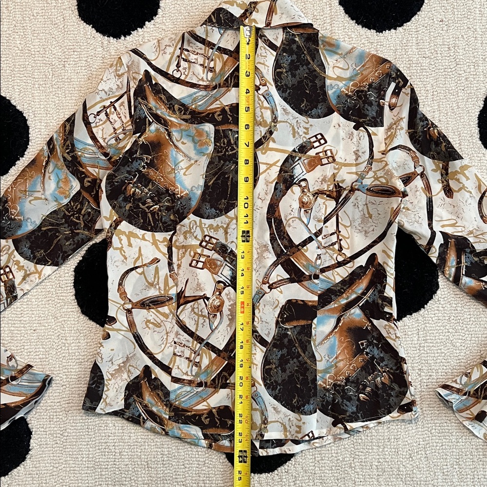 Escada Multicolor Equestrian Blouse - image 7